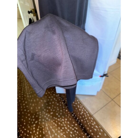 NWT Sarin Mathews Air Essentials Dark Gray Wide-Leg Jumpsuit Keyhole Back Casual - Picture 8 of 16